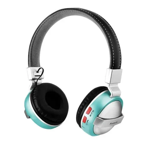 Auriculares Bluetooth Bth-868 V4.2 Sonido Estéreo Entrada 3.5 mm FM (Verde)