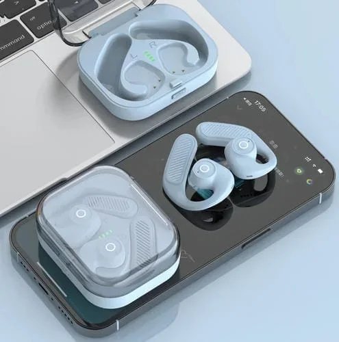 Auriculares Bluetooth K23 Tws Colgantes Conducción Aérea (Azul Cielo)
