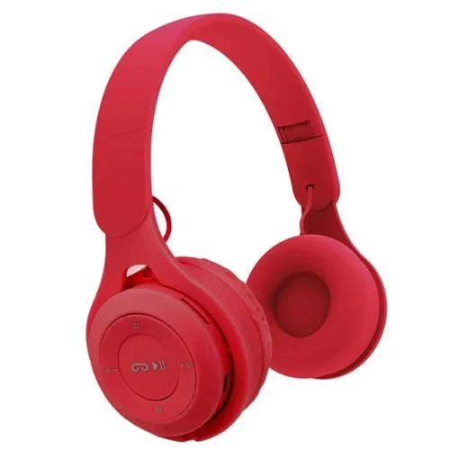 Auriculares Bluetooth M6 Estéreo Juegos Plegables Con Micrófono (Rojo)