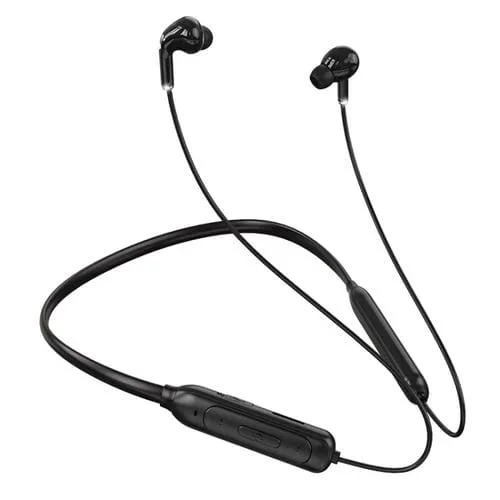 Auriculares Bluetooth M60 8D Inalámbricos Montados en el Cuello Sonido Envolvente 5.1 (Negro)