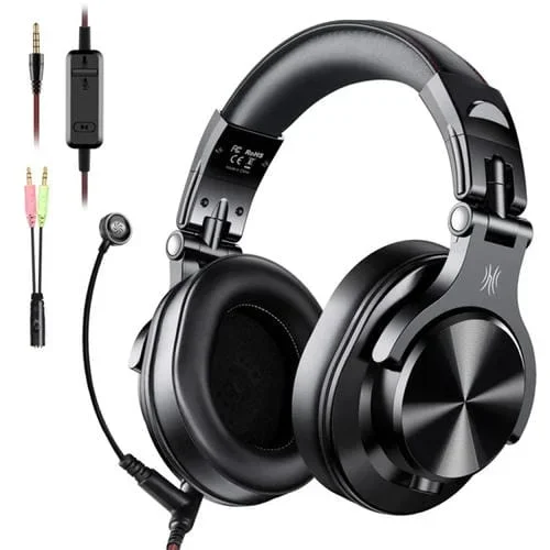 Auriculares Con Cable Oneodio A71M Reducción de Ruido Con Micrófono (Negro)