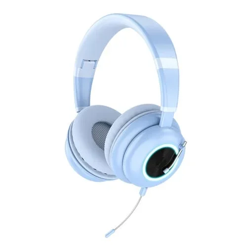 Auriculares inalámbricos Ke-29 plegables con micrófono (Azul)