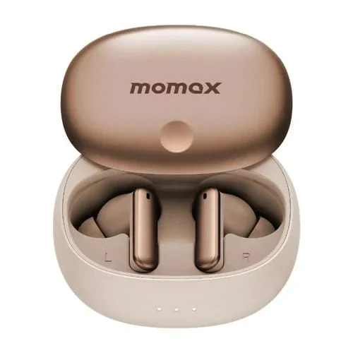 Auriculares inalámbricos MOMAX 1-Vibe Lite con cancelación de ruido BT5.4 (dorados)