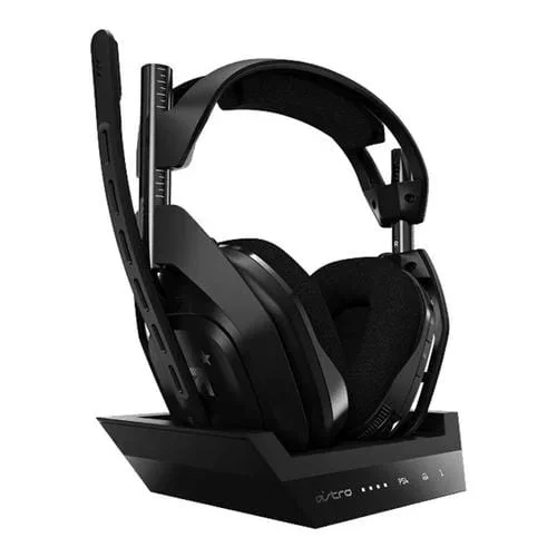 Auriculares Inalámbricos Para Juegos Logitech Astro A50 con Estación Base Multifunción Micrófono y Tarjeta de Sonido USB Incorporada