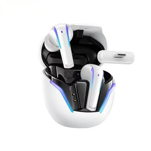 Auriculares inalámbricos Remax Gamebuds G7 2.4G Bluetooth para juegos TWS luz de respiración (Blanco)