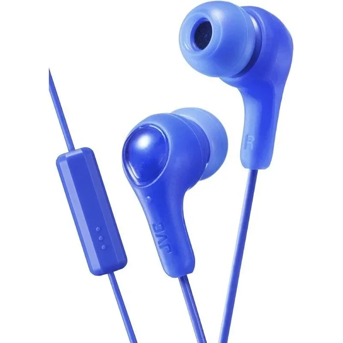 Auriculares intrauditivos jvc ha-fx7m/ con micrófono/ jack 3.5/ azules