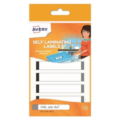 Avery España APGRIS24-UK. Etiquetas resistentes al agua, 86x17mm, 24 etiquetas que se plastifican