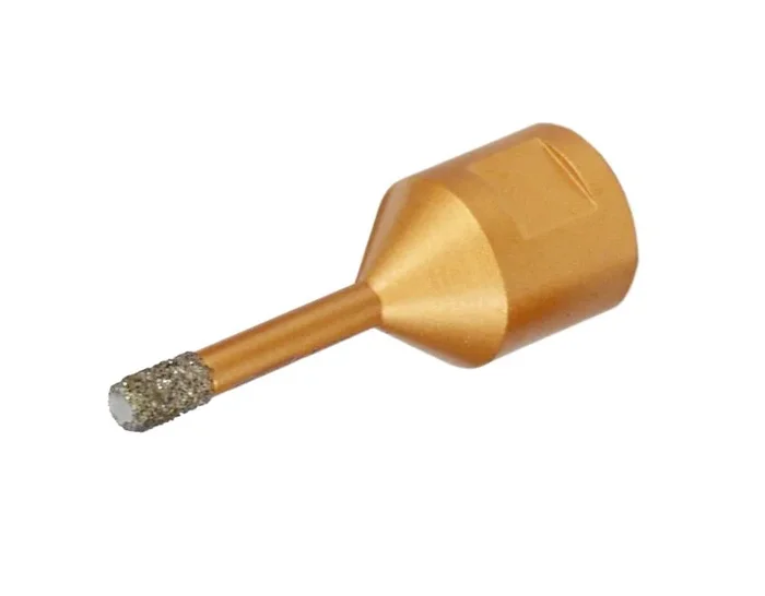 Awtools, M14 5 mm, corona diamantada, para perforaciones finas en gres porcelánico y mármol, alta precisión sin astillas, uso profesional, compatible con amoladora angular, metálica