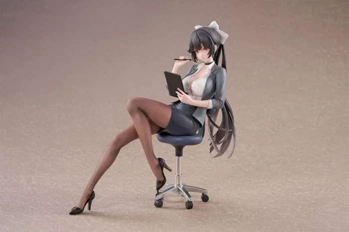 Azur lane estatua pvc 1/6 takao ofiice lady ver. 18 cm
