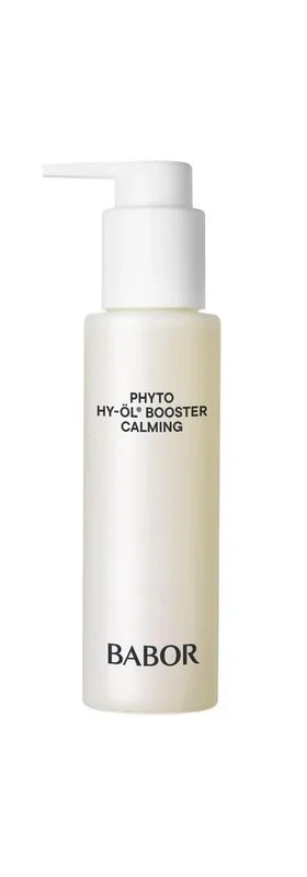 BABOR CLEANSING Aceite Phyto Hy Booster Calming para pieles sensibles, limpiador facial para aplicación con aceite Hy, con flor de tilo, Phytoactive Sensitive, fórmula vegana, 1 x 100 ml