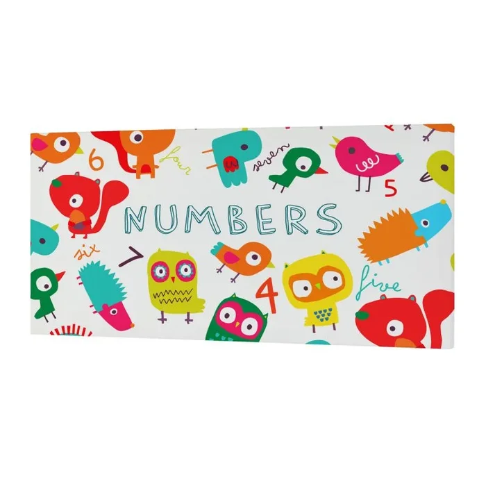 BALENO Decoración Pared Forestfriends Blanco/Multicolor 27 x 54 cm (S1pz)