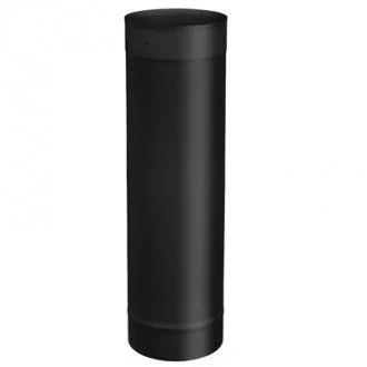 Baliza Aluminio Tubo 38mm NEGRO