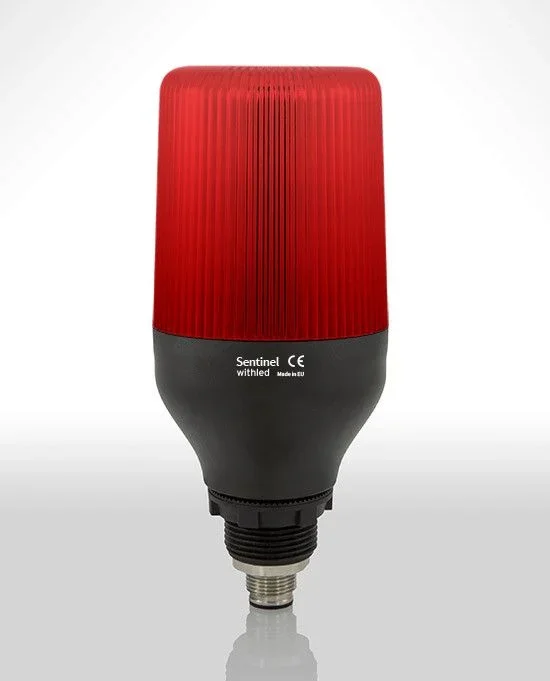 Baliza Led 12v Intermitente Roja Con Zumbador 88db L811r12ibz