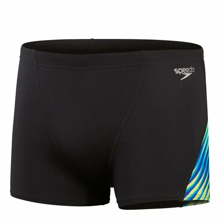 Bañador Boxer Para Niños Speedo Allover Digi V-Cut Negro 34