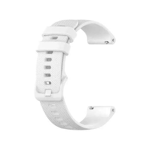 Banda de Reloj de Silicona a Cuadros Ticwatch E3 (Blanco)