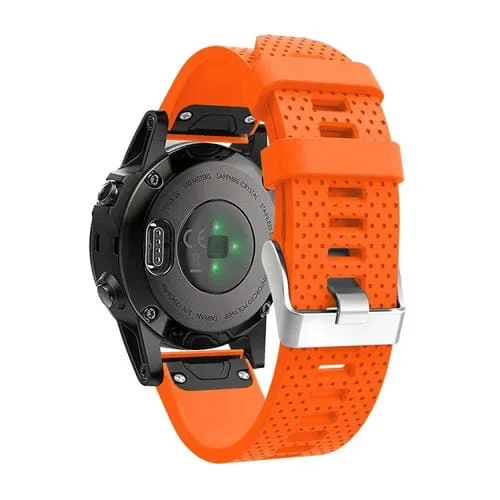 Banda de Reloj de Silicona Garmin Fenix 5S (Naranja)