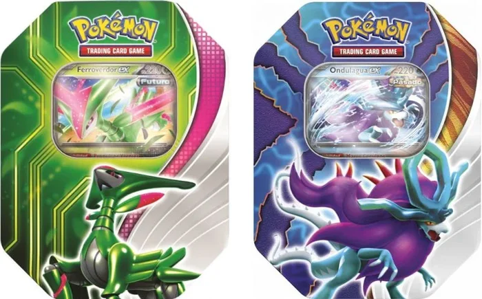 BANDAI PC50505 Juego de Cartas Pokémon TCG: May ex Tin, Assortment, Multicolor, Cartas Coleccionable para los Amantes del Anime, Versión en Español