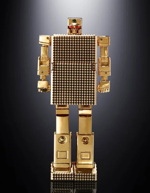 BANDAI SPIRITS TAMASHII Nations – Goldlightan The Golden Warrior – GX-32SP Gold Lightan The Golden Warrior Chogokin 50th Ver., Figura Soul of Chogokin