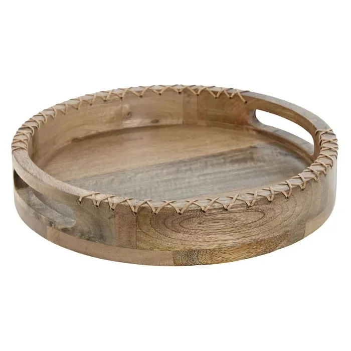 Bandeja de Aperitivos Home ESPRIT Natural Colonial 30 x 30 x 5 cm – Marca: Home ESPRIT – EAN: 8424002147730
