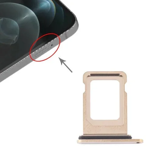 Bandeja Tarjeta SIM Apple iPhone 12 Pro (Dorada)