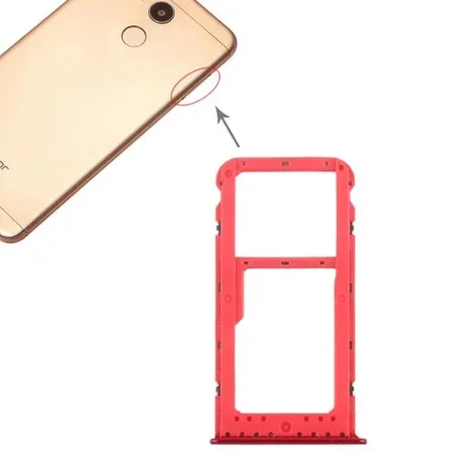 Bandeja Tarjeta SIM + Bandeja Tarjeta Micro SD Honor V9 Play (Rojo)