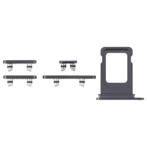 Bandeja Tarjeta SIM Original + Teclas Laterales Apple iPhone 16 Pro (Negro)