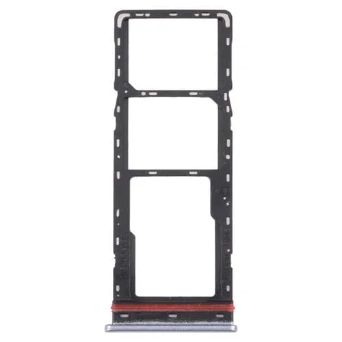 Bandeja Tarjeta SIM y Micro SD Tecno Camon 16 Ce7 Ce7J Ce9H (Plata)