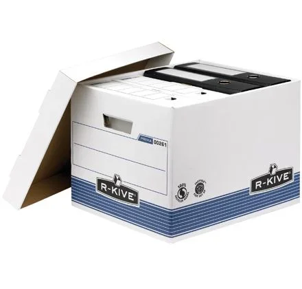 Bankers Box System – Contenedor de archivos automático, A4, azul