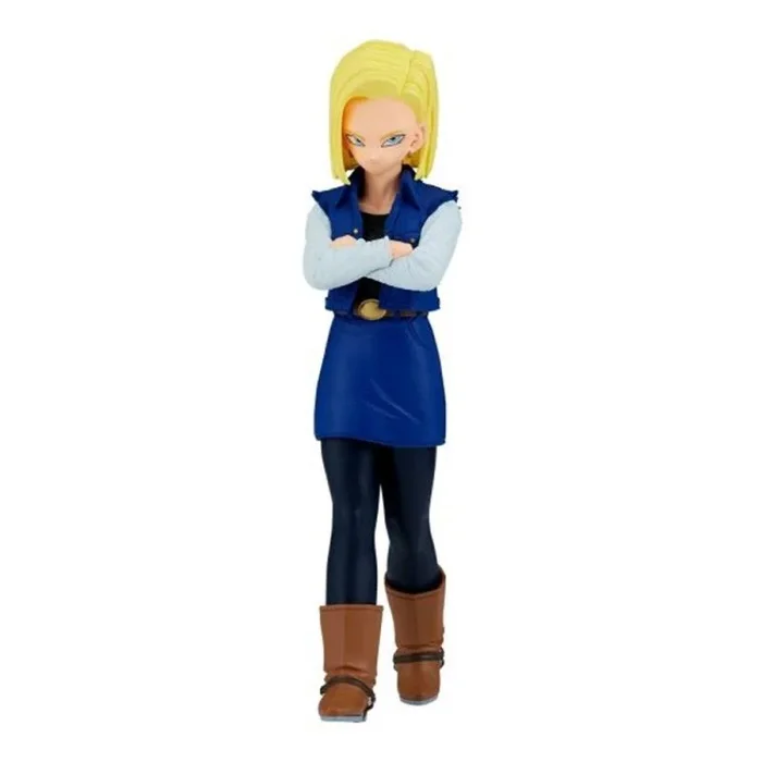 Banpresto Figura de Accion Android 18 Dragon Ball Z – Solid Edge Works 17cm – Multicolor BP89639P – Figura Coleccionable – Ideal para los fanaticos del Anime