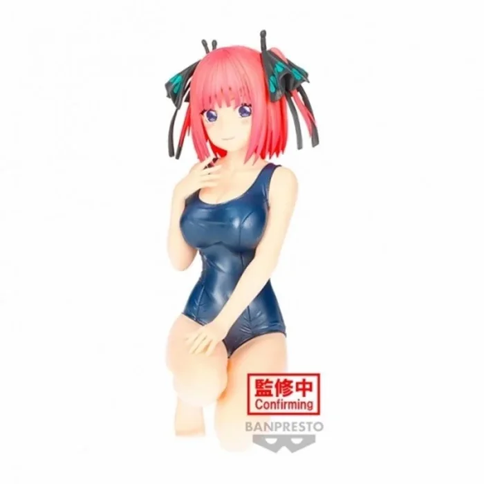 Banpresto Figura de Acción Nino Nakano School Style Ver. The Quintessential Quintuplets Movie – Celestial VIVI 12cm Multicolor BP88356