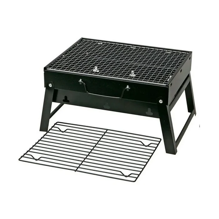 Barbacoa portátil 35 x 27 x 20 cm negro