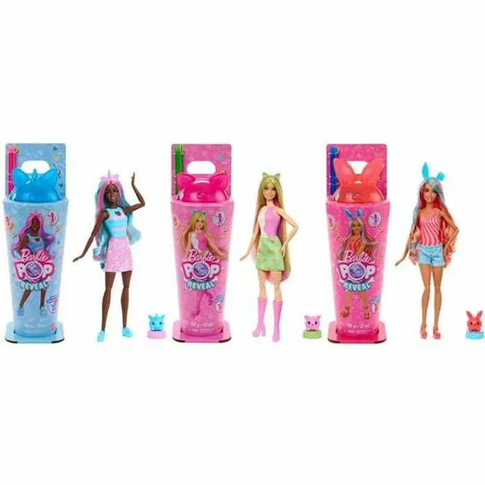 Barbie Pop Reveal Muñeca Serie de Animalitos Sorpresa para niñas de 3 años en adelante