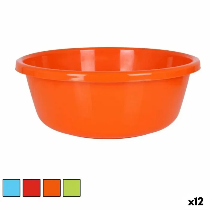 Barreño dem colors redondo 10 l 36,5 x 36,5 x 14 cm (12 unidades)