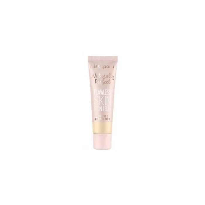Base de maquillaje líquida Miss Sporty Naturally Perfect Oil Free 101 Golden Ivory 30 ml, fórmula libre de aceites, acabado natural y duradero, ideal para pieles mixtas