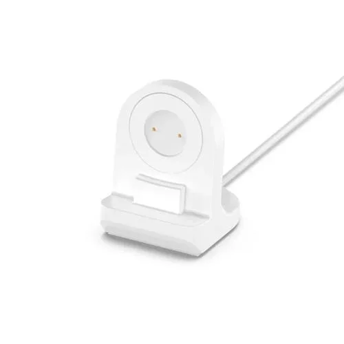 Base de soporte silicona para Honor Watch GS 3 sin cable (Blanco)
