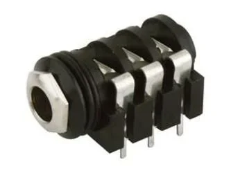 Base JACK 6,3mm Hembra Stereo Cto. Impreso
