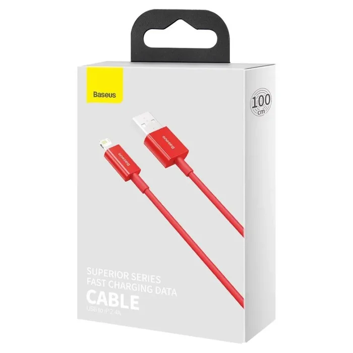 Baseus CALYS-A09 cable de conector Lightning 1 m Rojo