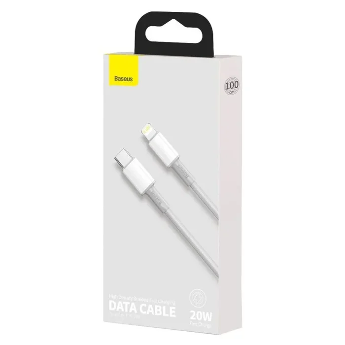 Baseus CATLGD-02 cable de conector Lightning 1 m Blanco