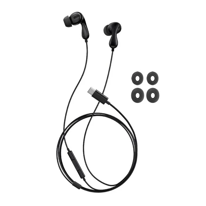 Baseus encok cz20 auriculares alámbrico dentro de oído llamadas/música usb tipo c negro