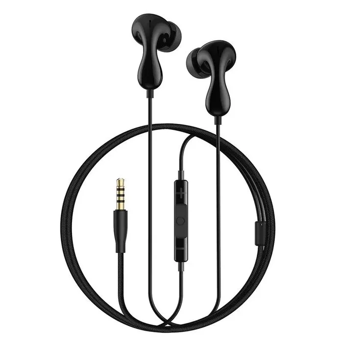 Baseus encok hz20 auriculares alámbrico dentro de oído llamadas/música negro