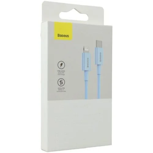 Baseus type-c – lightning superior series 480mbps 20w, 1m blue (cays001903)