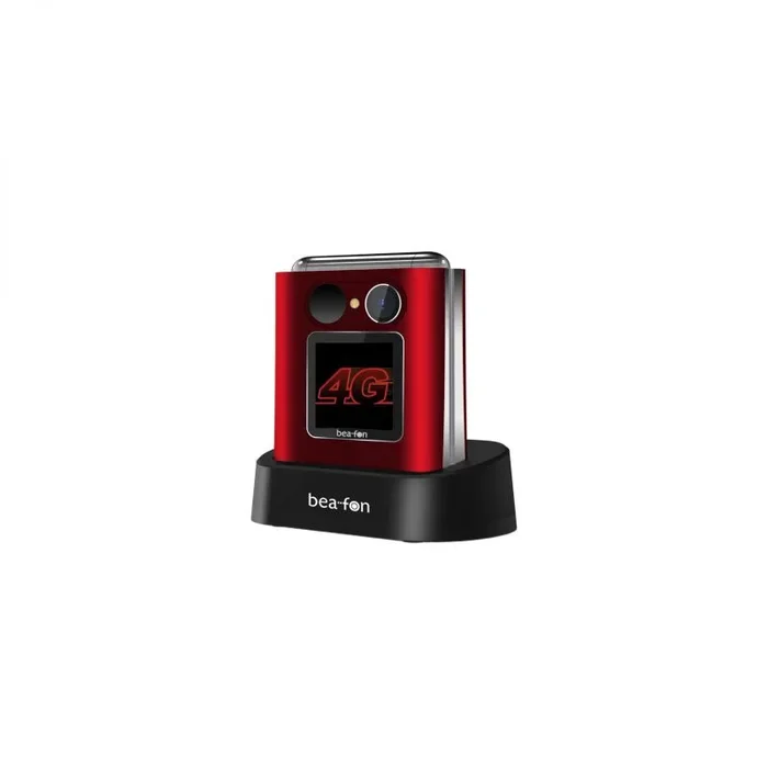 Beafon, Fold10 LTE – Teléfono móvil plegable, botón de llamada de emergencia, pantalla interior a color XL 2,2 (5,58 cm), pantalla exterior a color XL de 3,65 cm, pantalla de contacto con fotos,