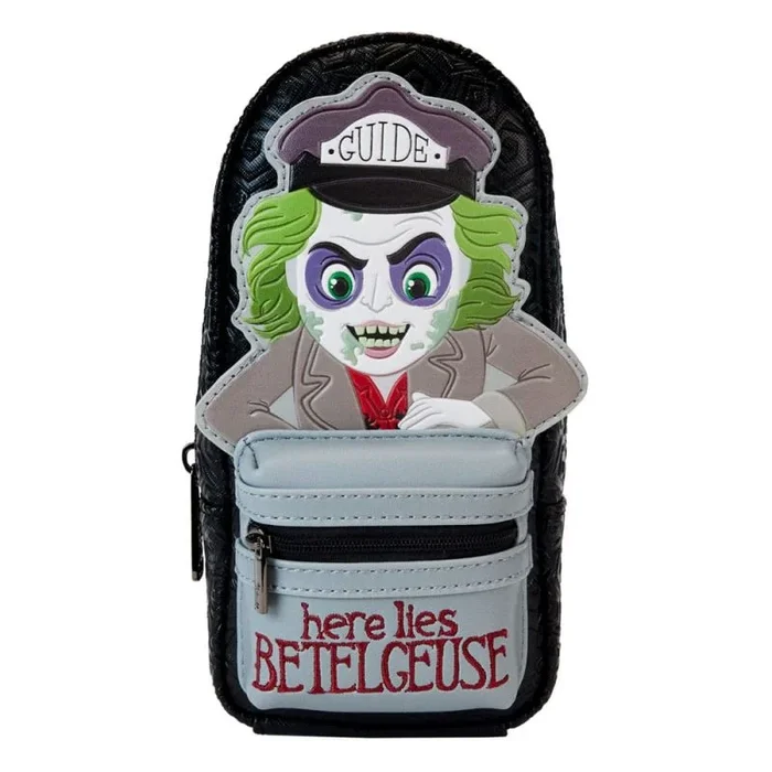 Beetlejuice by loungefly estuche mini backpack here lies beetlejuice