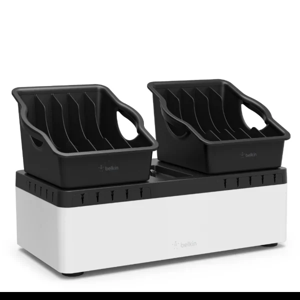 Belkin B2B140VF cargador de dispositivo móvil Portátil, Tableta Negro, Blanco Corriente alterna Interior