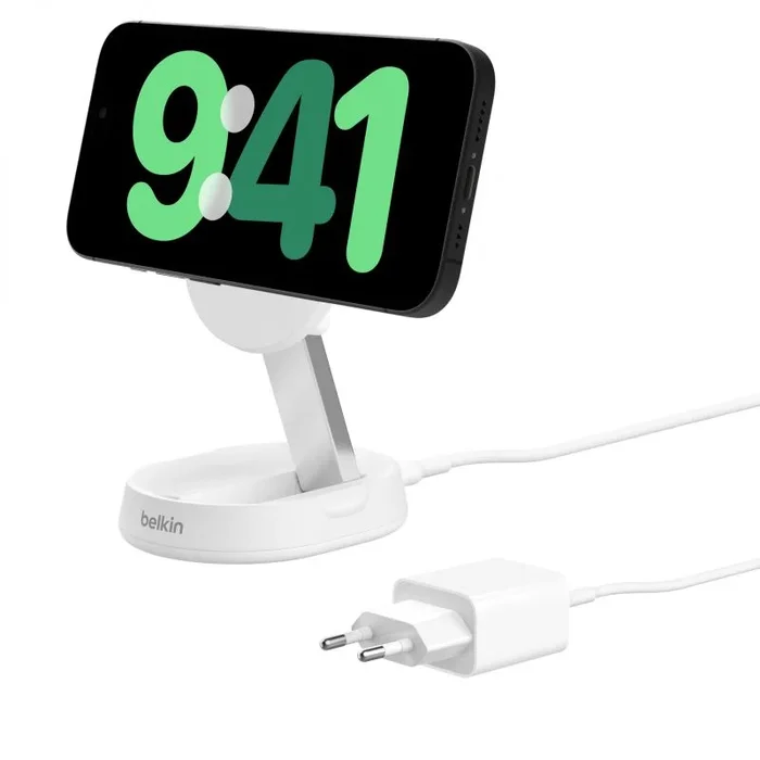 Belkin BoostCharge Pro Smartphone Blanco Corriente alterna Cargador inalámbrico Carga rápida Interior