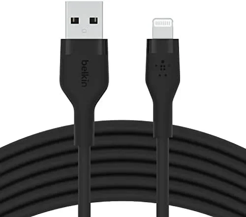 Belkin CAA008BT3MBK cable de conector Lightning 3 m Negro