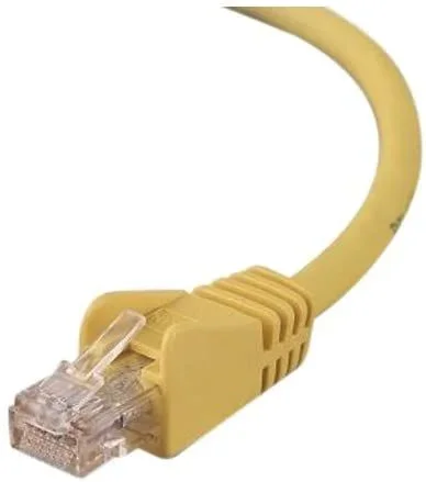 Belkin Cable patch CAT5 RJ45 snagless 1m yellow cable de red Amarillo