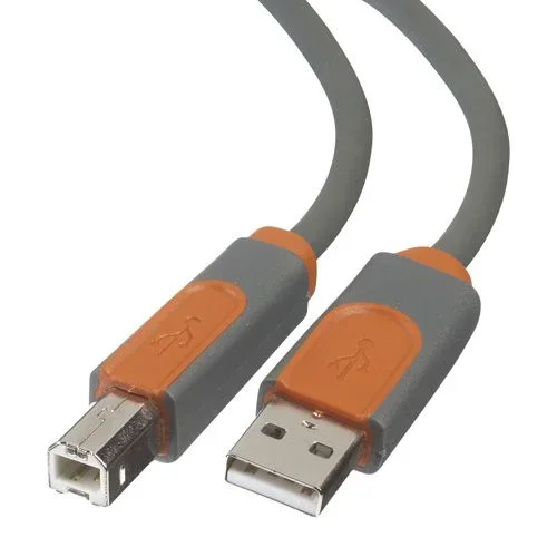 Belkin CU1000CP4.8M cable USB 4,8 m USB 2.0 USB A USB B Gris