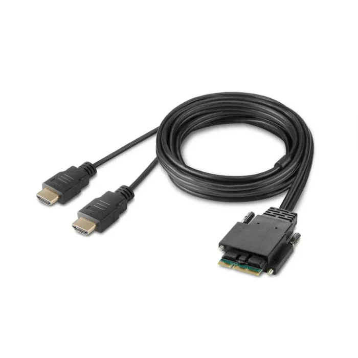 Belkin F1DN2MOD-CC-H06 cable para video, teclado y ratón (kvm) Negro 1,8 m