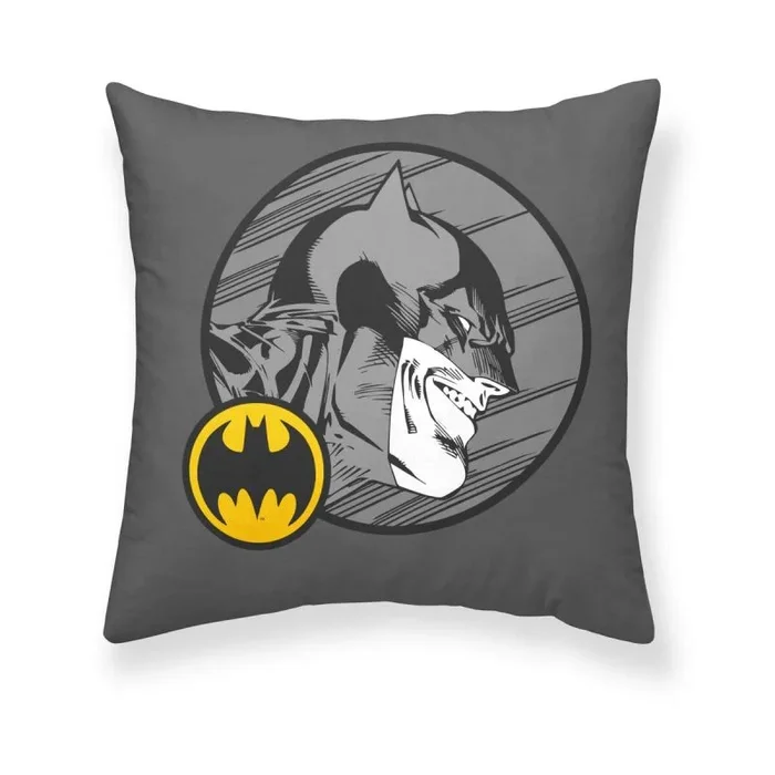 BELUM | Funda de cojín 100% algodón Batman Comix 2B 45x45cm, Funda de cojín Suave, Funda de cojín de Varios tamaños, Funda de cojín Multicolor